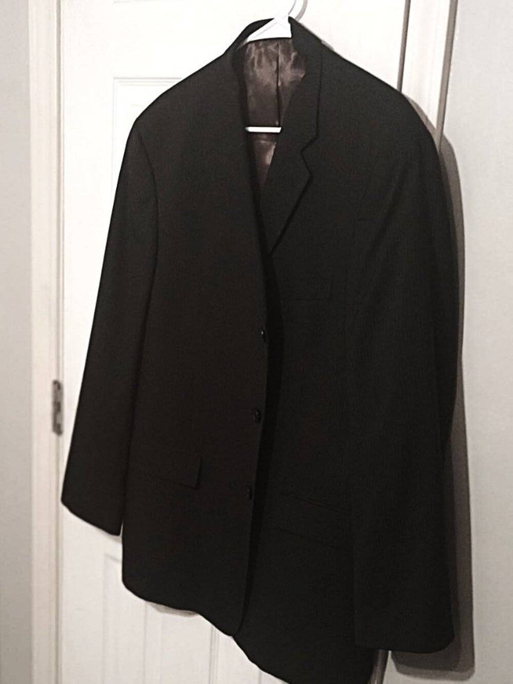J. Ferrar Men Dark Brownish Gray Blazer  44R